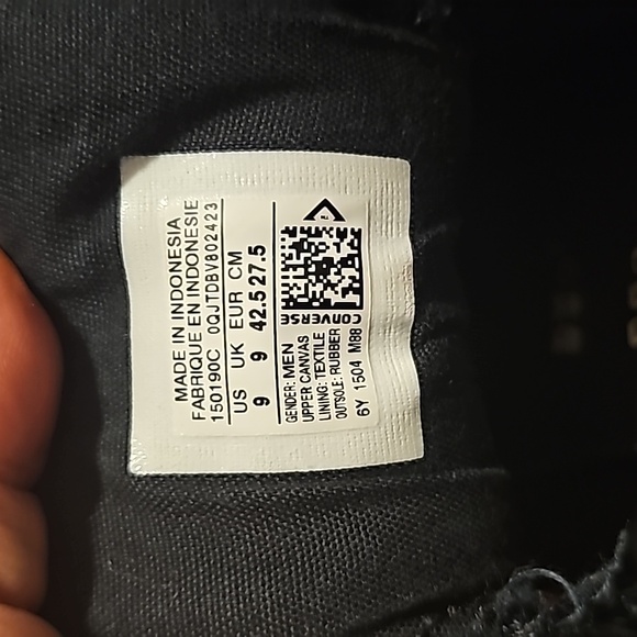 Converse Chuck Taylor Mid black/grey 9m - Picture 3 of 5